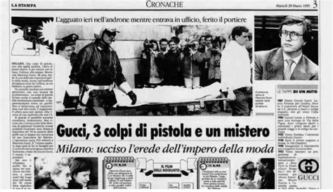 storie maledette il caso gucci|La vera storia dell'omicidio di Maurizio Gucci .